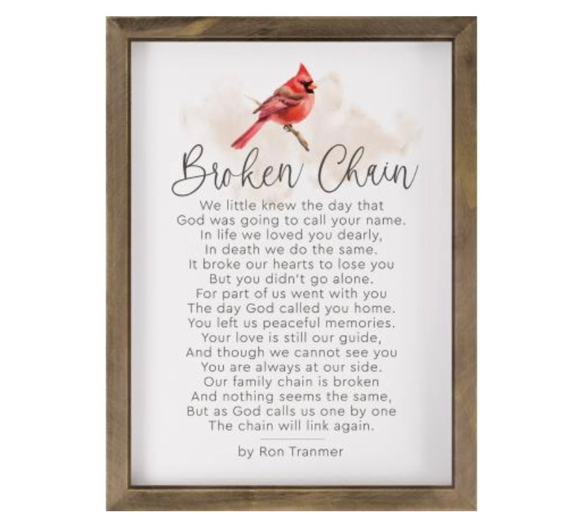 Broken Chain Framed Art