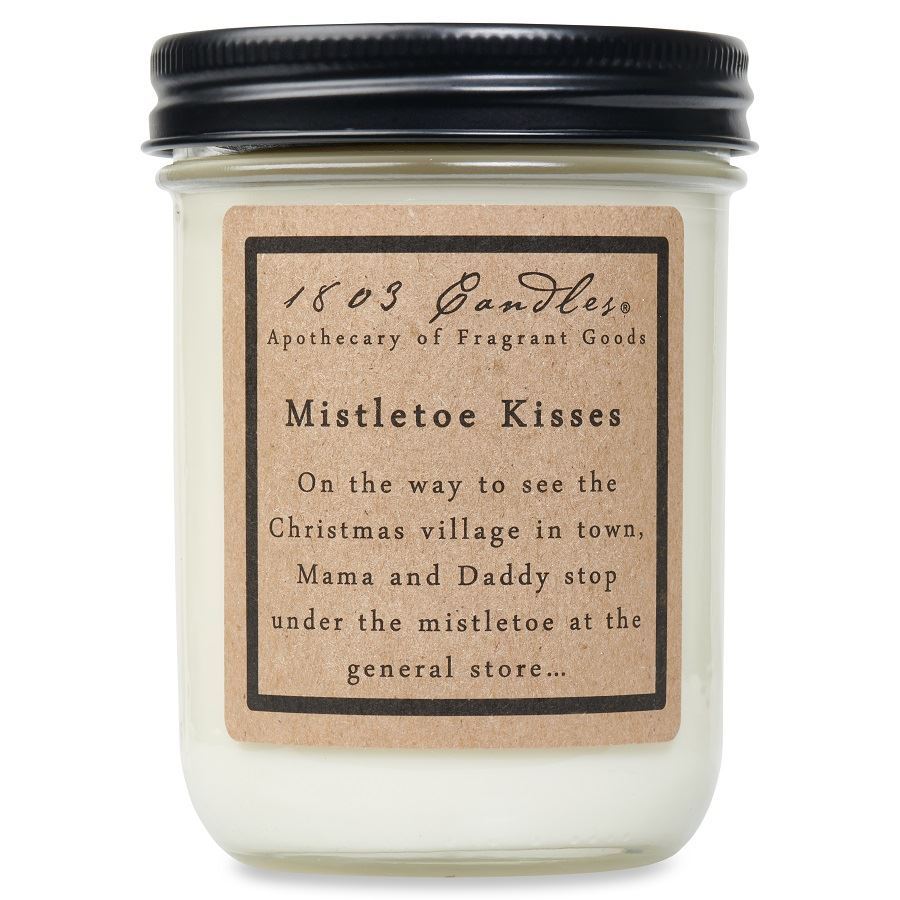 Mistletoe Kisses Soy Jar (14 oz)