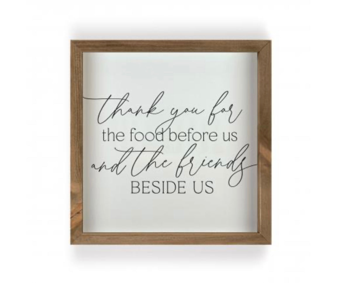 Thank You Framed Sign