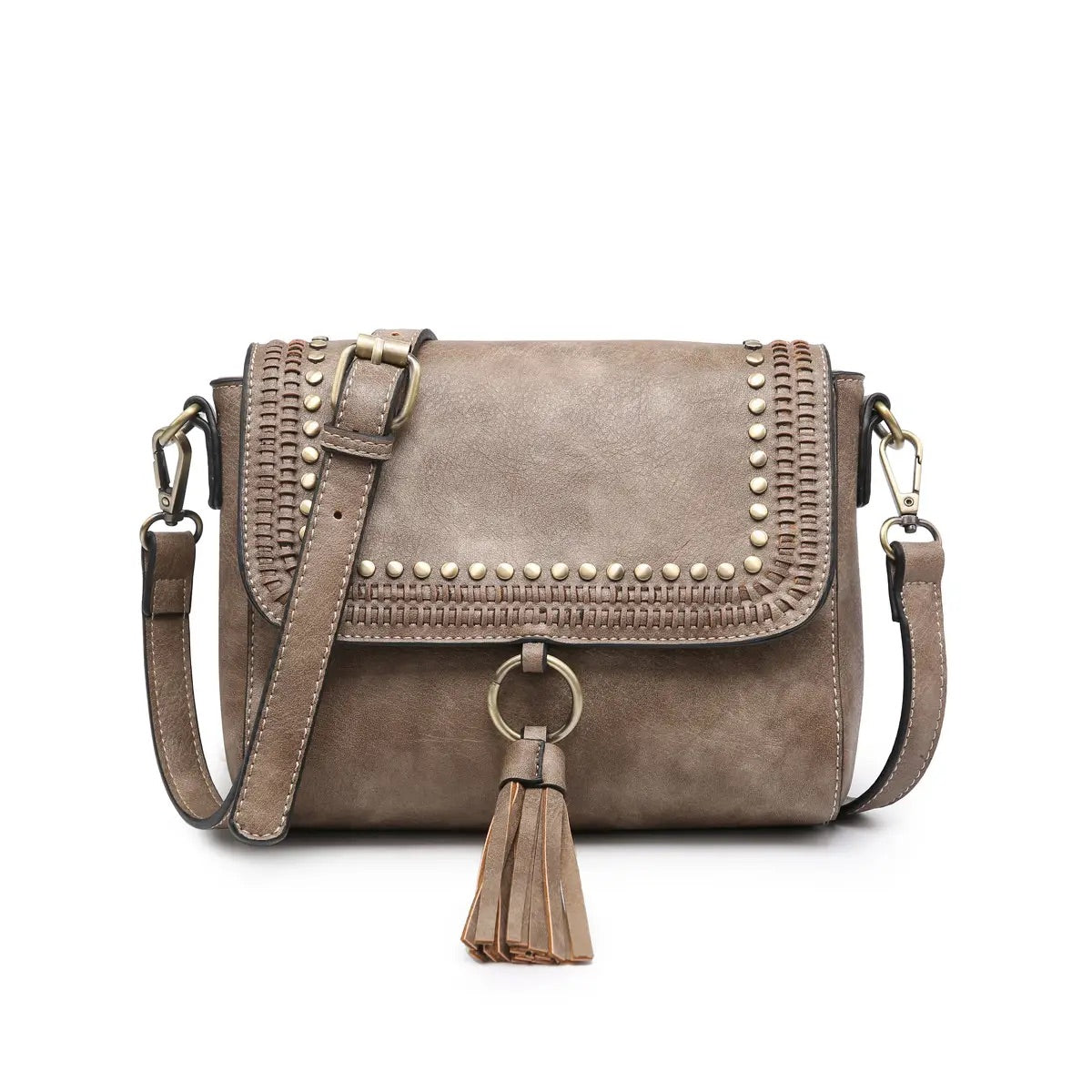 Sage Studded Crossbody - 2 Colors