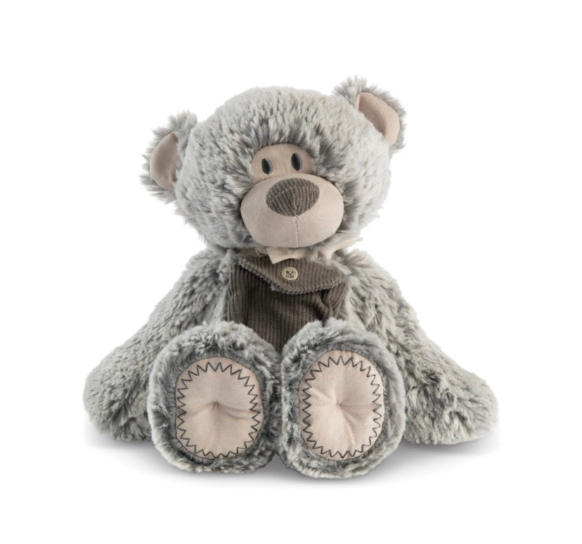 Gray Pocket Prayer Bear