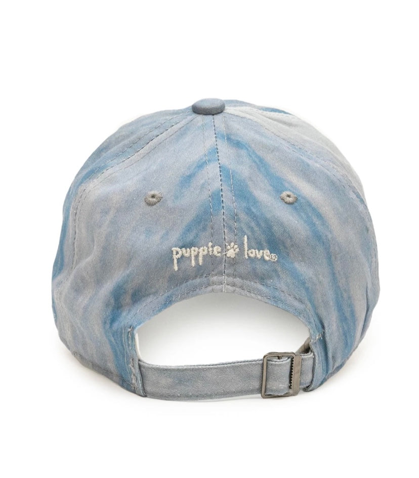 Puppie Love Tie Dye Baseball Hat - 3 styles