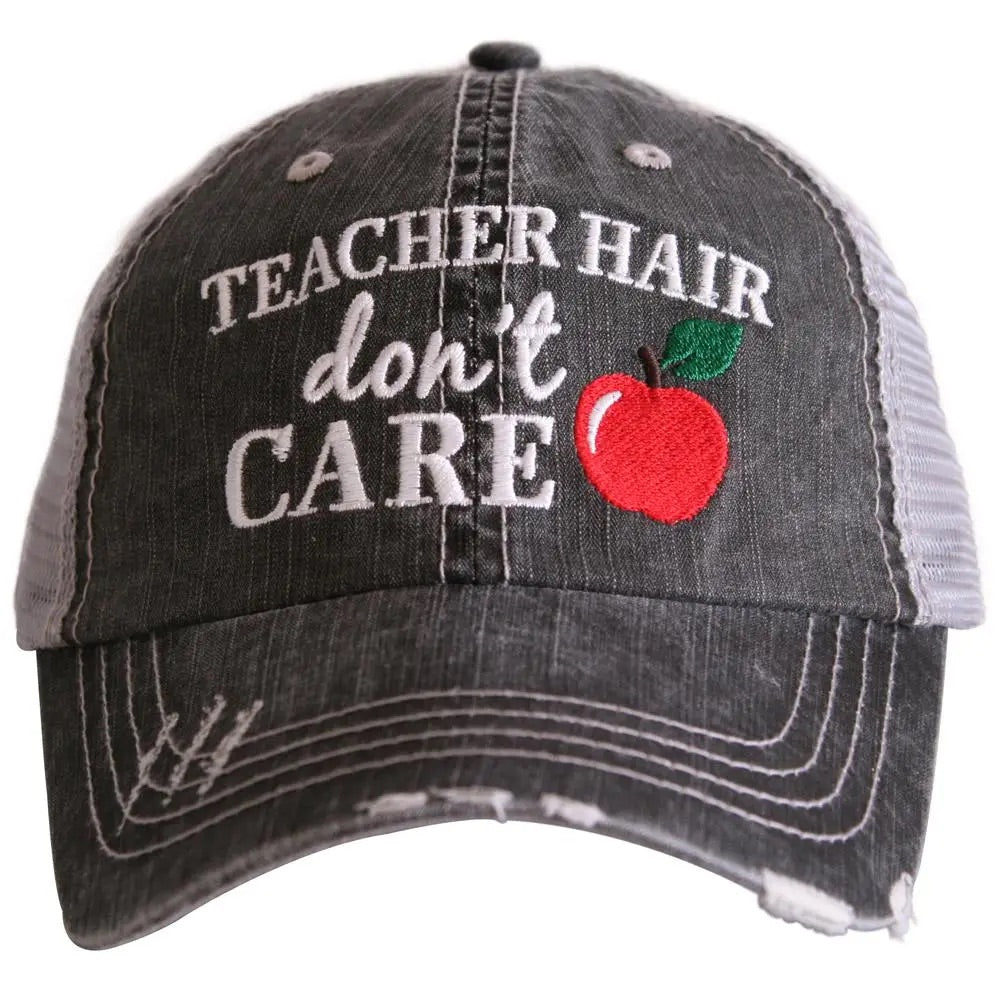 Teacher Hair Don’t Care Trucker Hat
