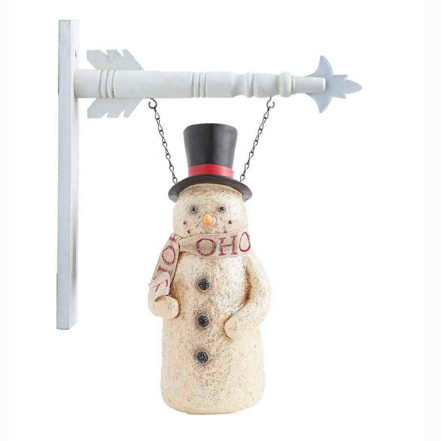 Snowman with Ho Ho Ho Scarf Arrow Replacement