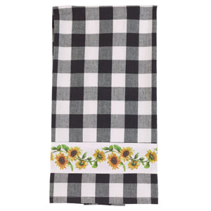 Sunflower Check Towel