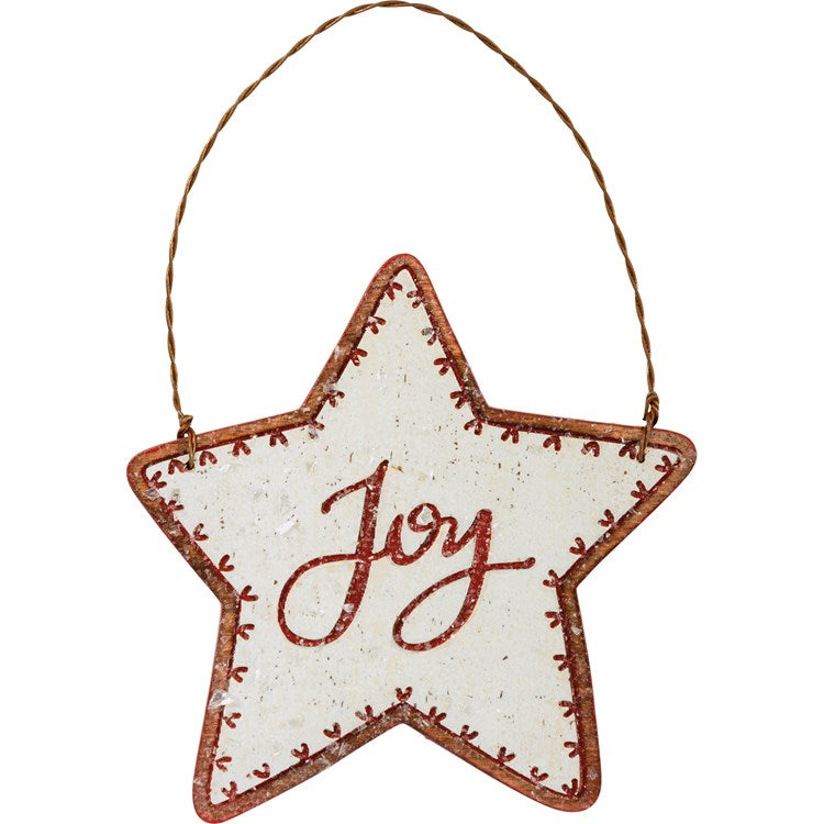 Joy/Noel/Peace Ornaments - 3 Styles