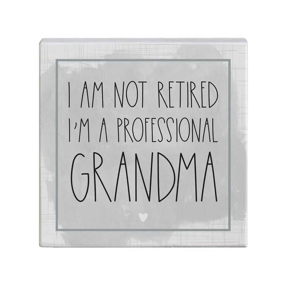 Professional Grandma Wood Sign