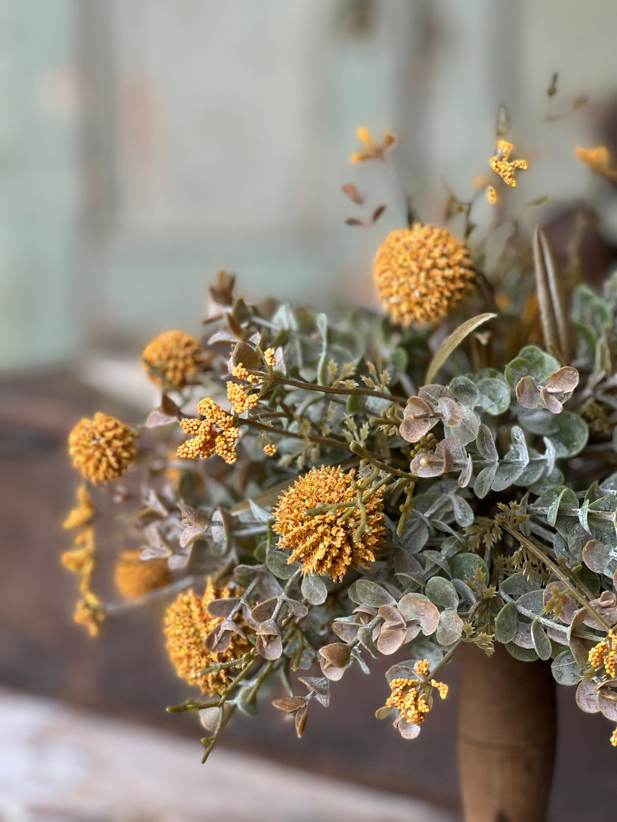 Fall Garden Half Sphere - Mustard