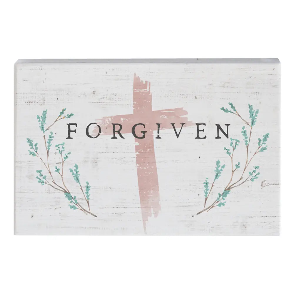 Forgiven Block Sign