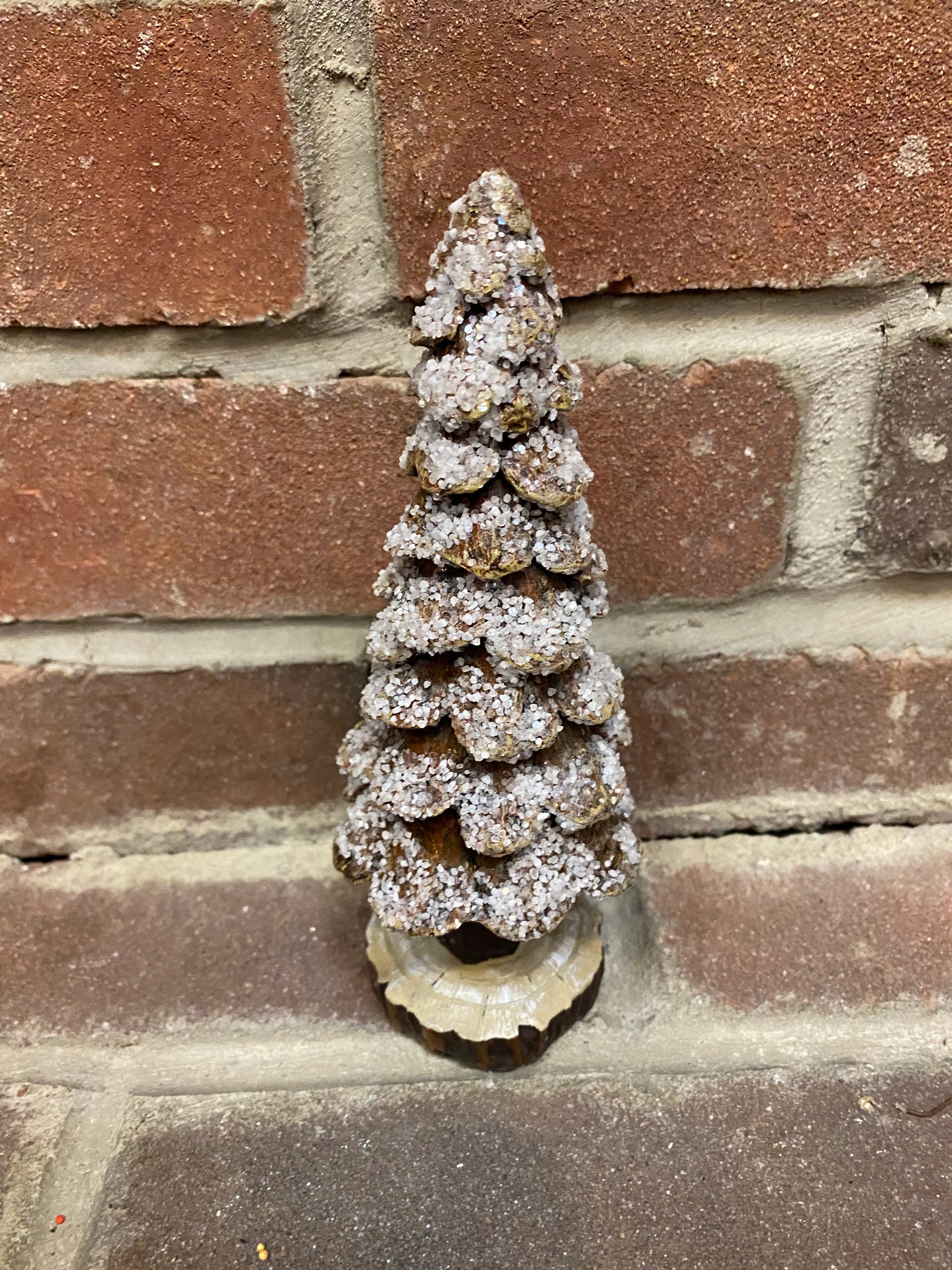 Pinecone Snow Tree - Small