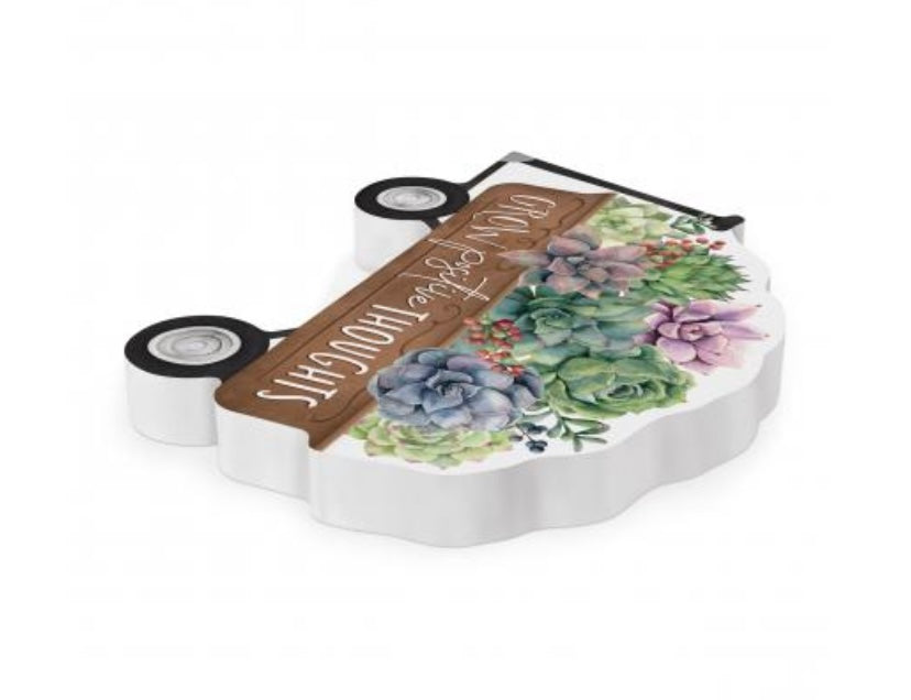 Grow Positive Thoughts Shaped Wagon