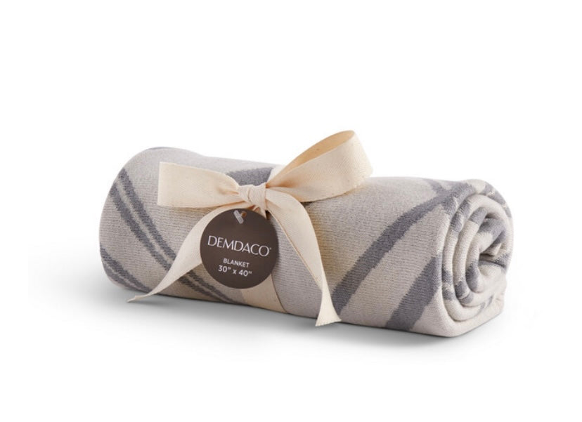 Plaid &amp; Heart Baby Blanket