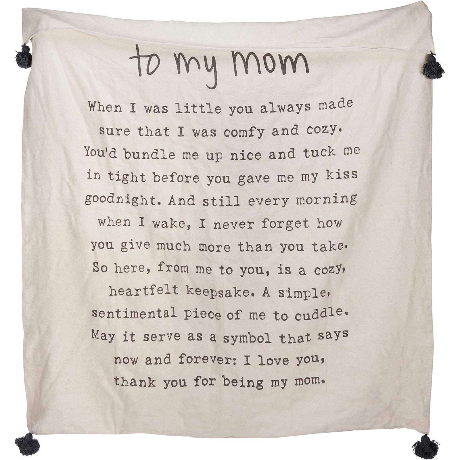 To My Mom Throw