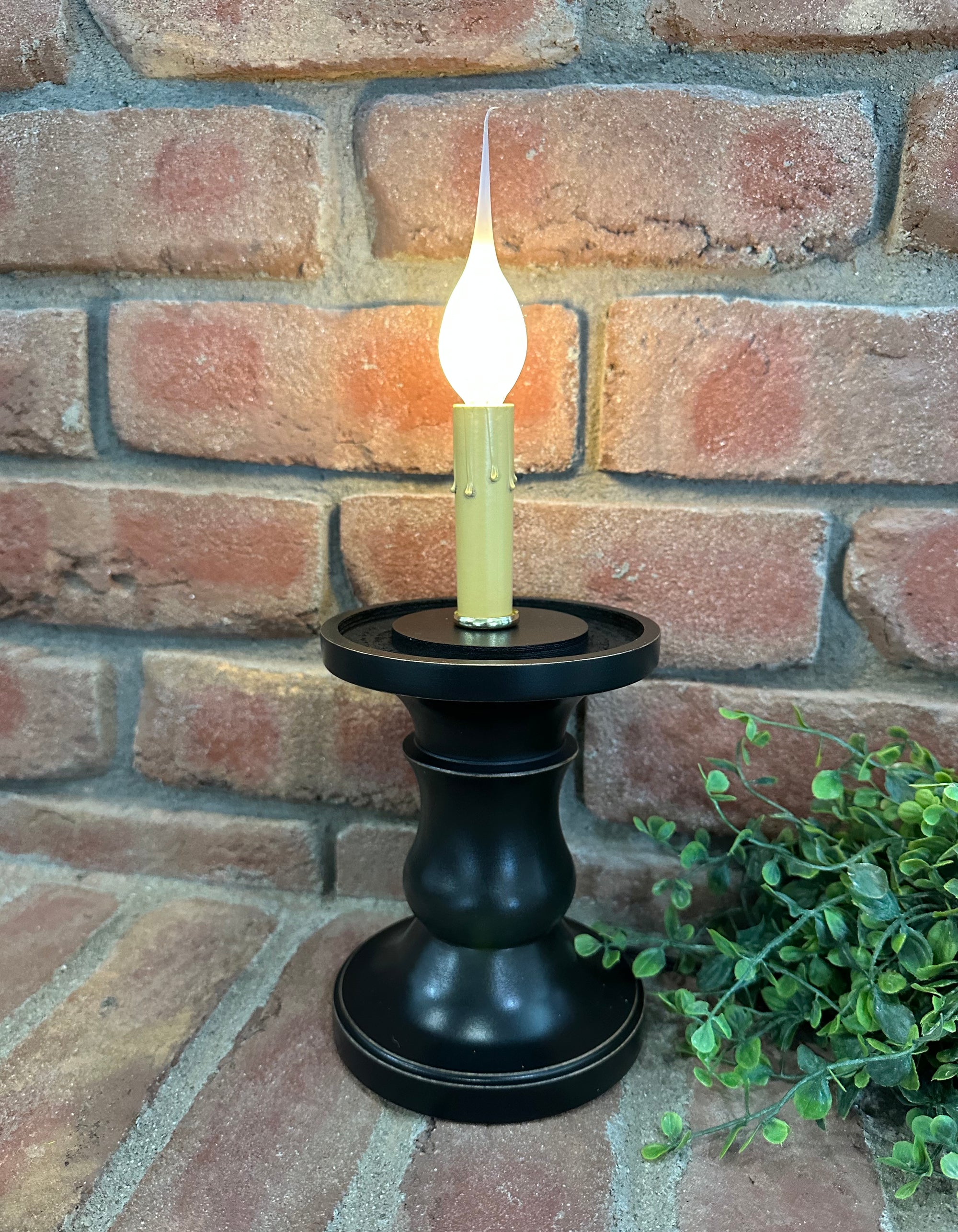 Black Heritage Pedestal Base for Candle Sleeves