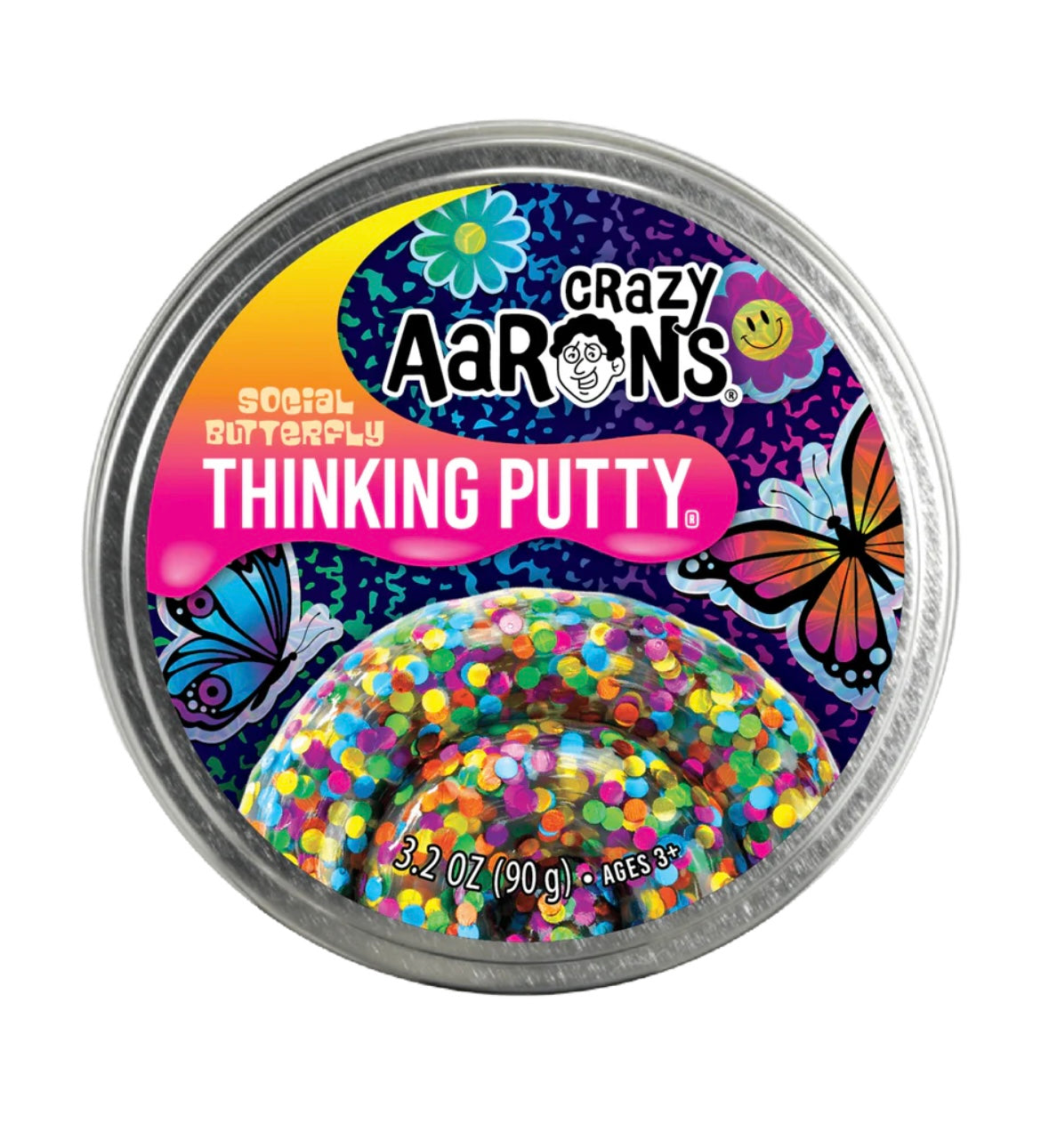 Social Butterfly Thinking Putty