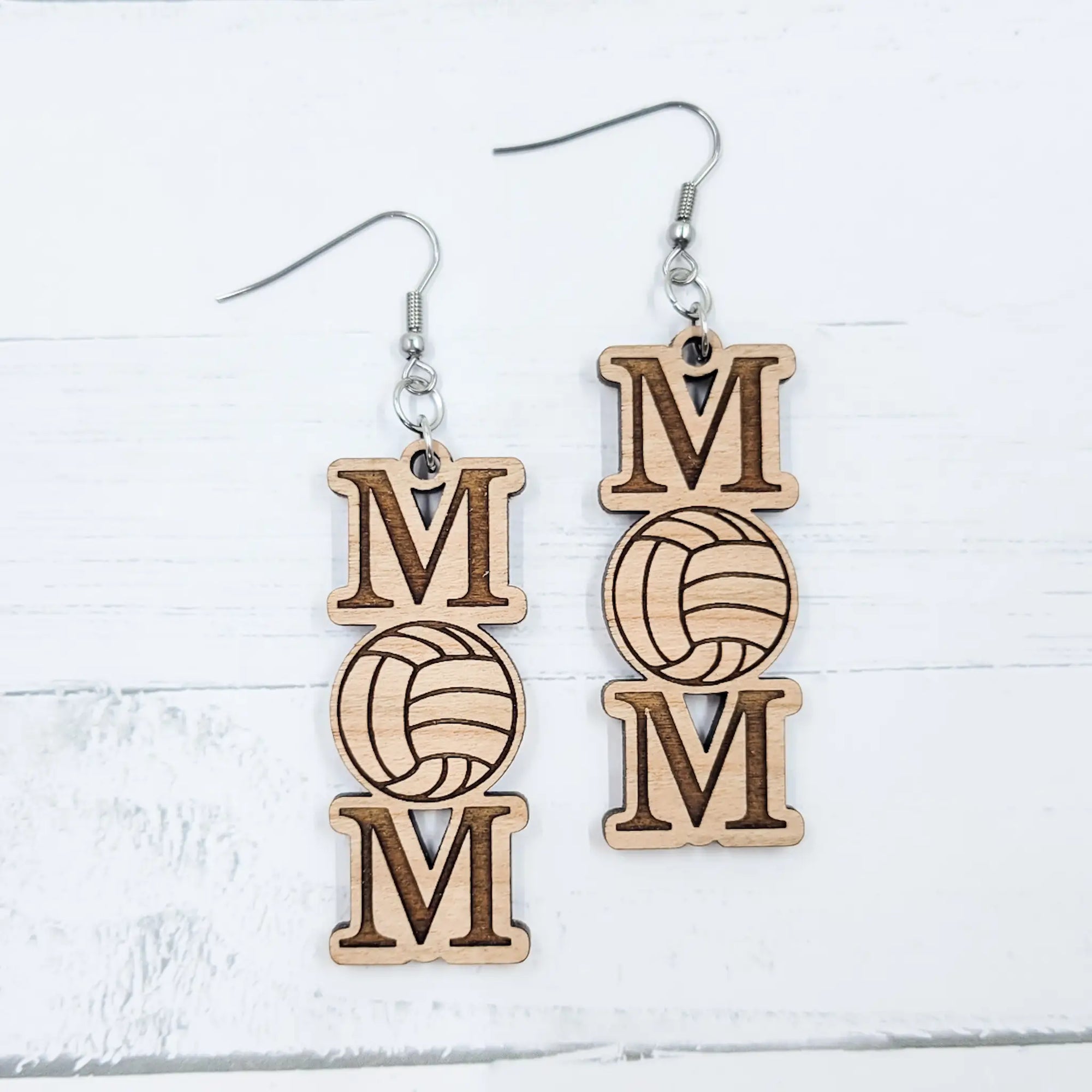 Volleyball Mom Dangle Earrings