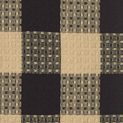 Wicklow Check Waffle Dishtowel - Black and Tan