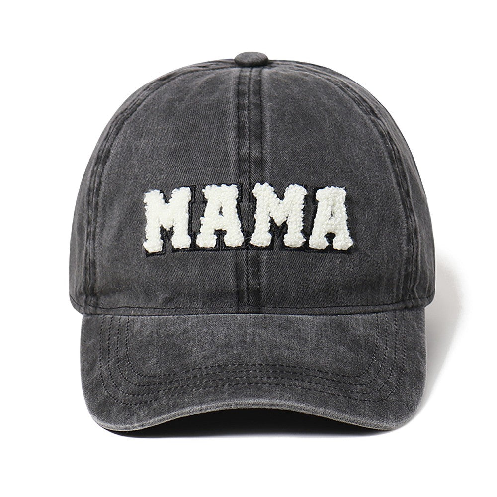 Chenille Mama Baseball Cap - 2 Colors
