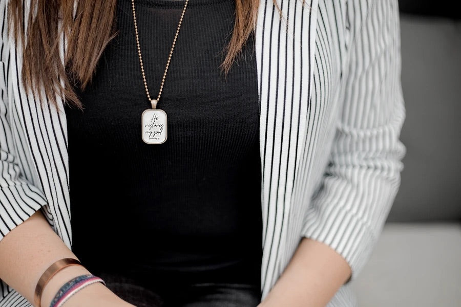 He Restores My Soul Necklace