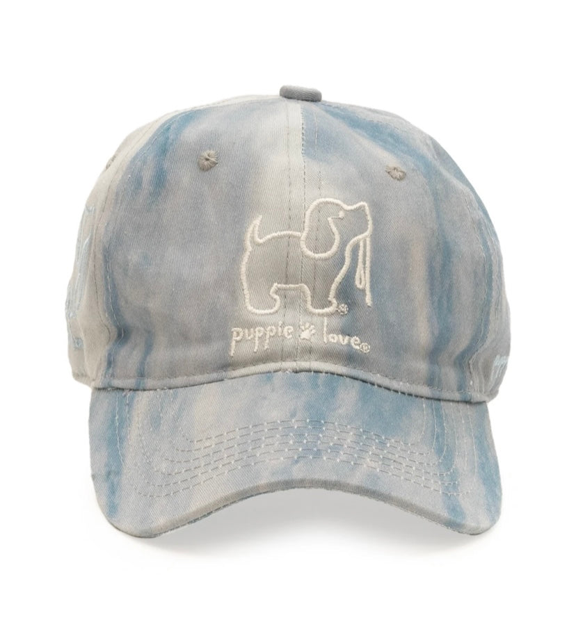 Puppie Love Tie Dye Baseball Hat - 3 styles