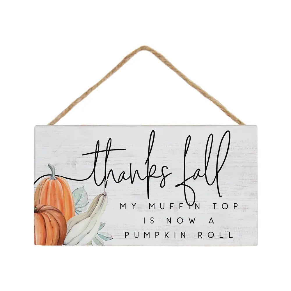 Thanks Fall Hanging Sign
