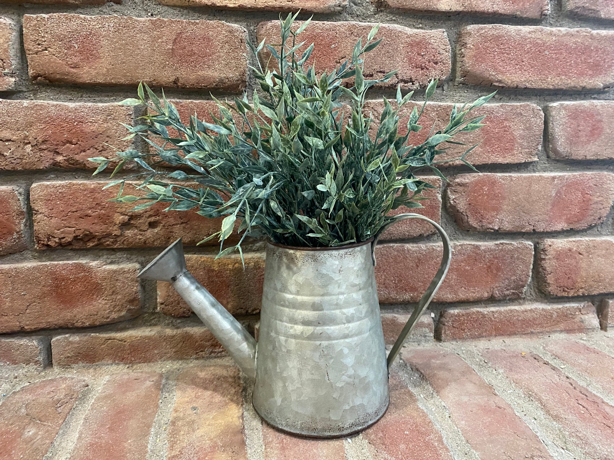 Watering Can with Twilight Ash Picks Arrangement