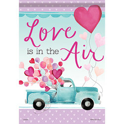 Valentine Truck Garden Flag