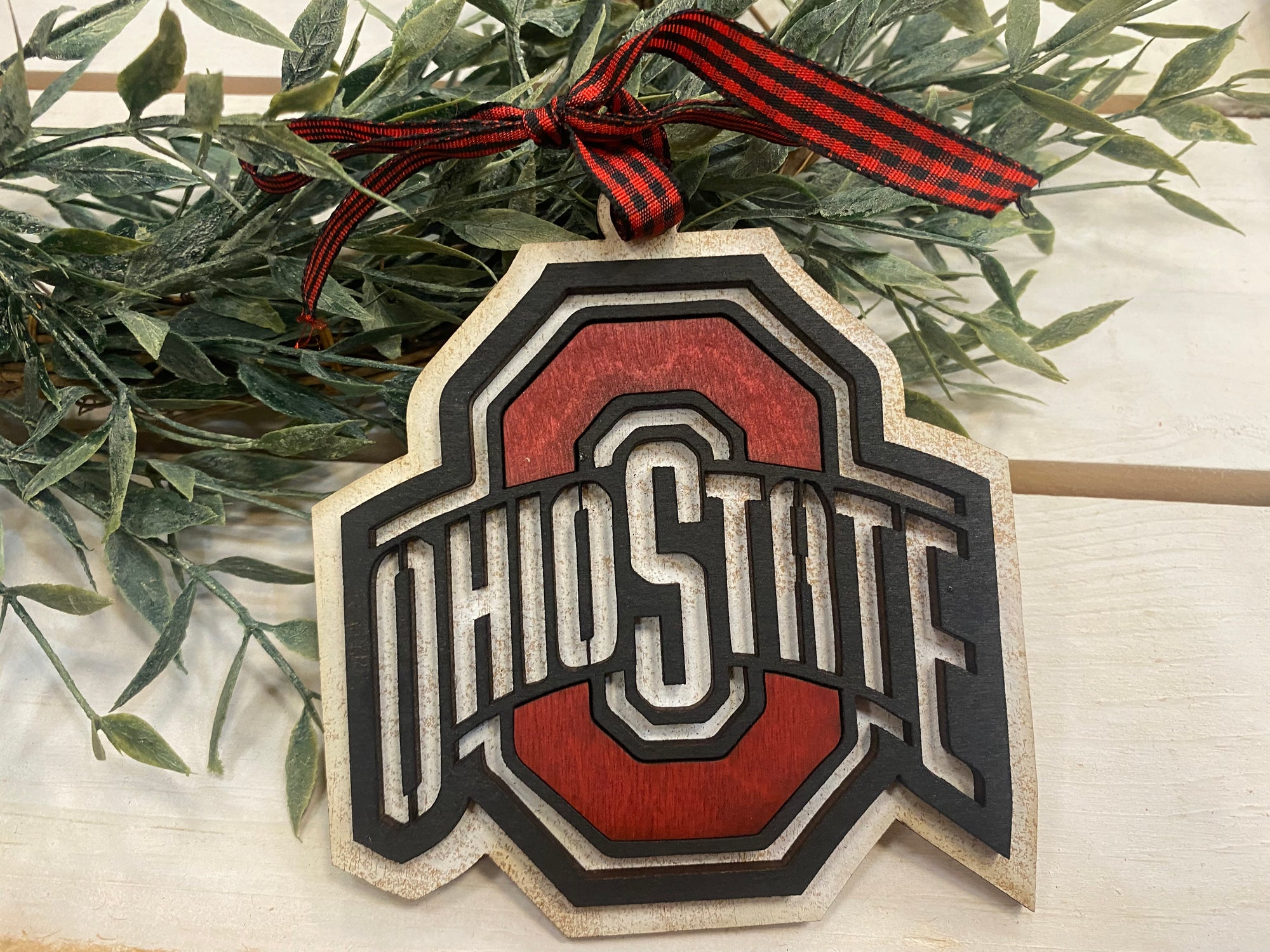 Handmade Ohio State Ornament