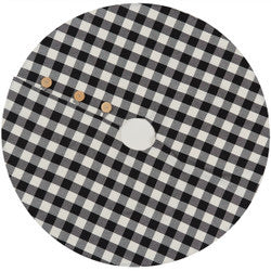 Wicklow Check Tree Skirt - Black/Cream