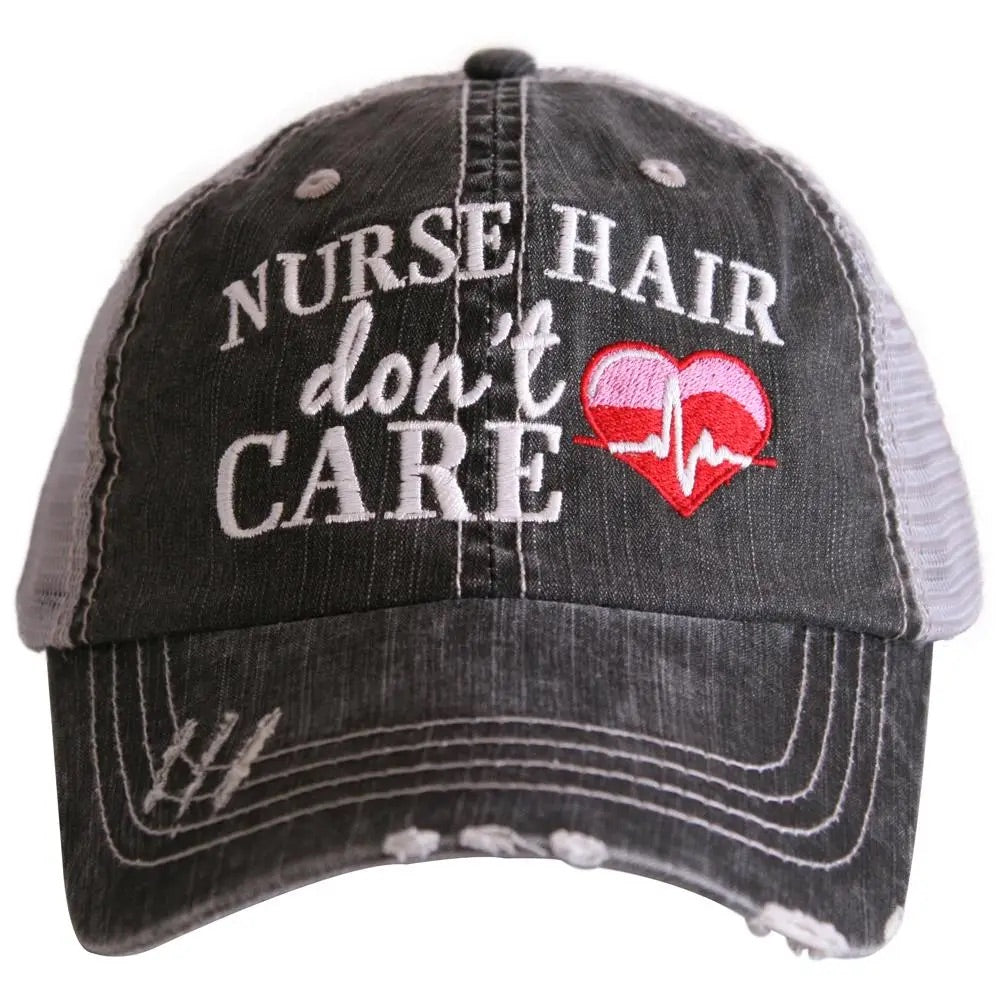 Nurse Hair Don’t Care Trucker Hat