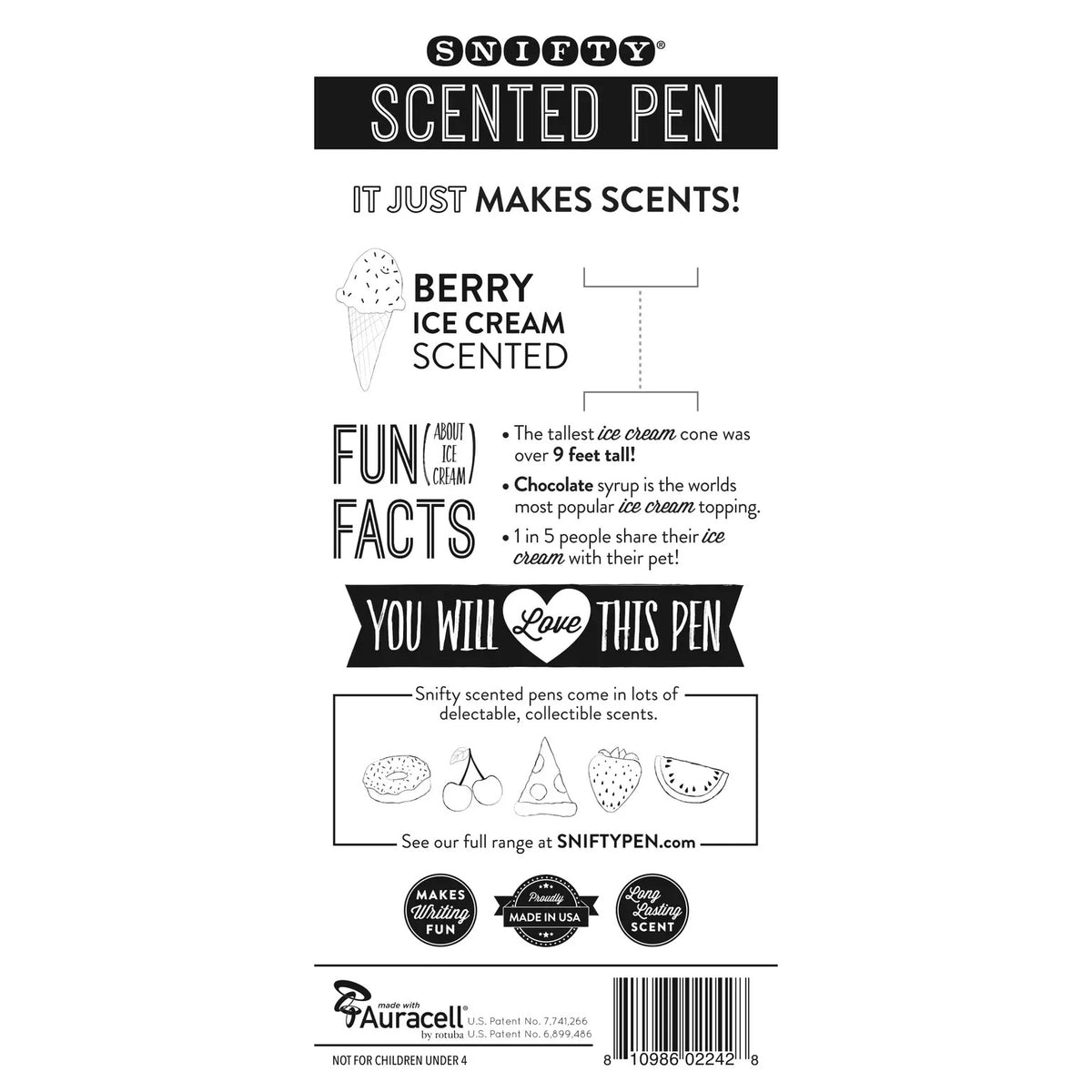 Ice Cream Scented Pen