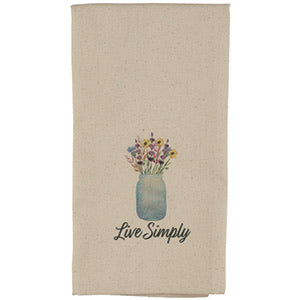 Live Simply Towel