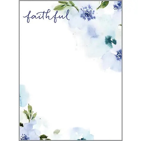 Calming Flowers Memo Pad