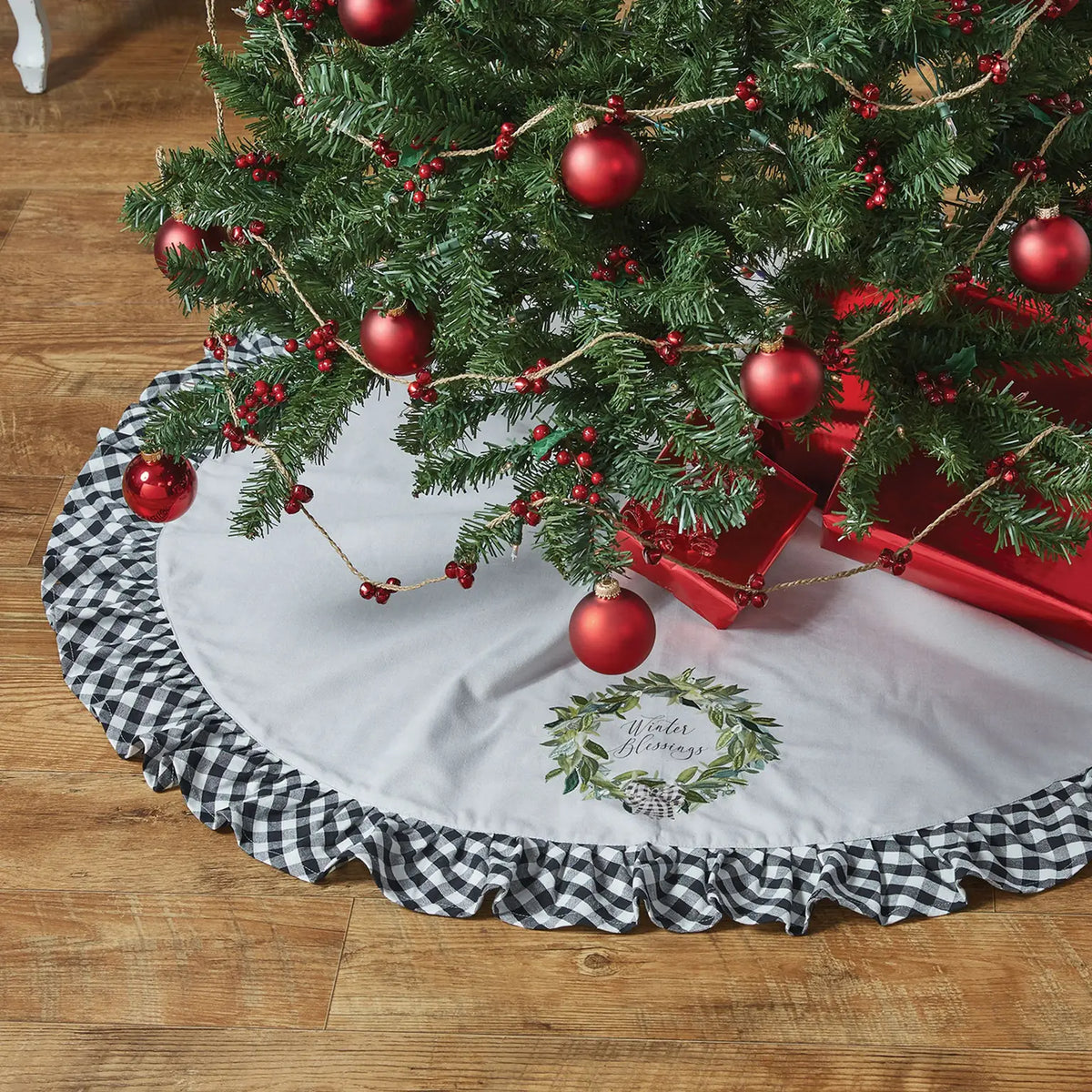 Winter Blessings Tree Skirt