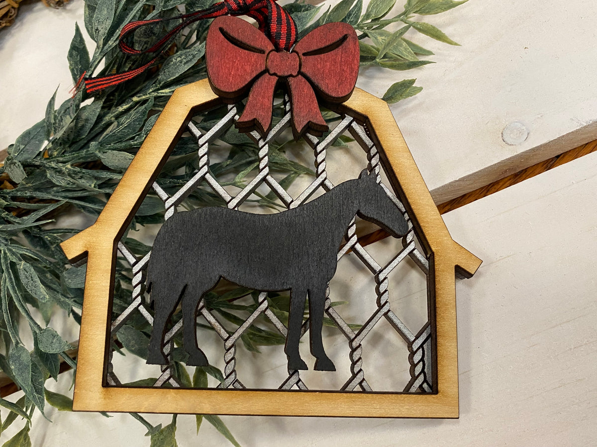 Handmade Farm Animal Ornaments - 8 Styles