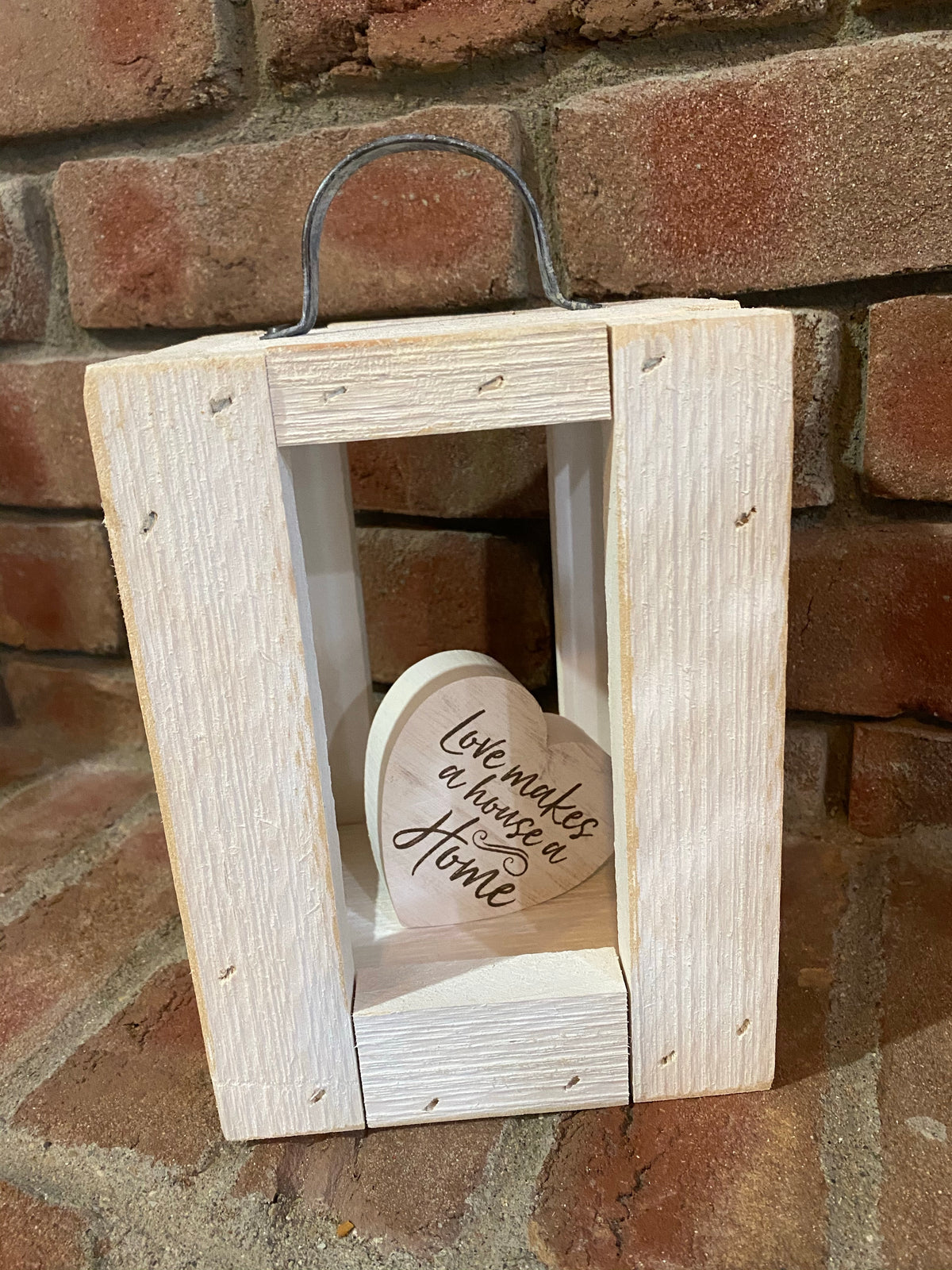 Small Lincoln Lantern - White