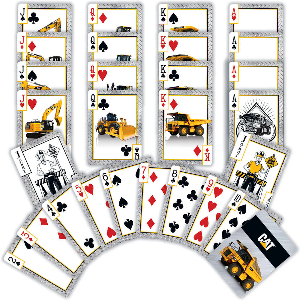 CAT Caterpillar Playing Cards
