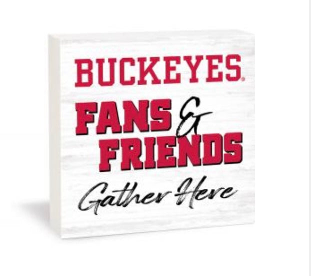 Ohio State Fans & Friends Word Block