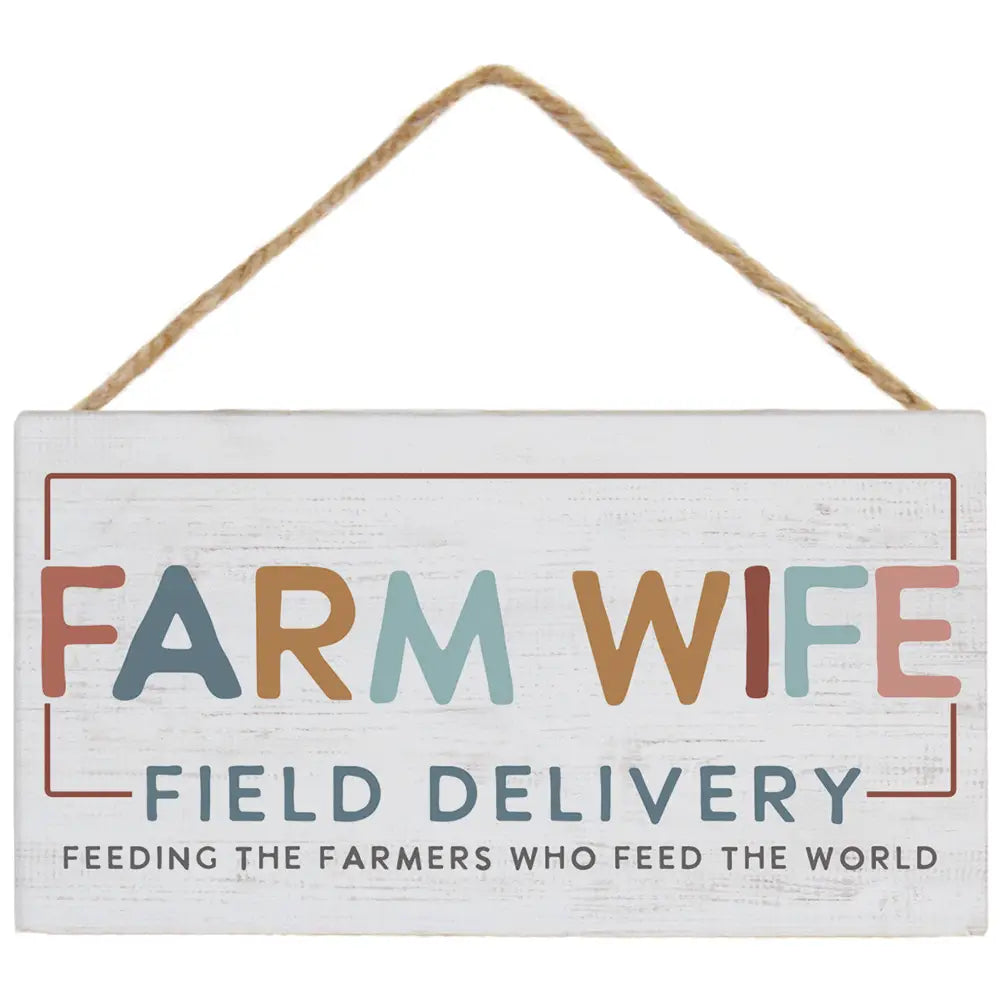 Farm Wife Hanging Sign