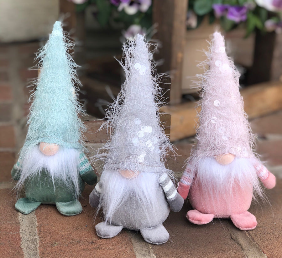 Pastel Fabric Gnomes with Feet - 3 Styles