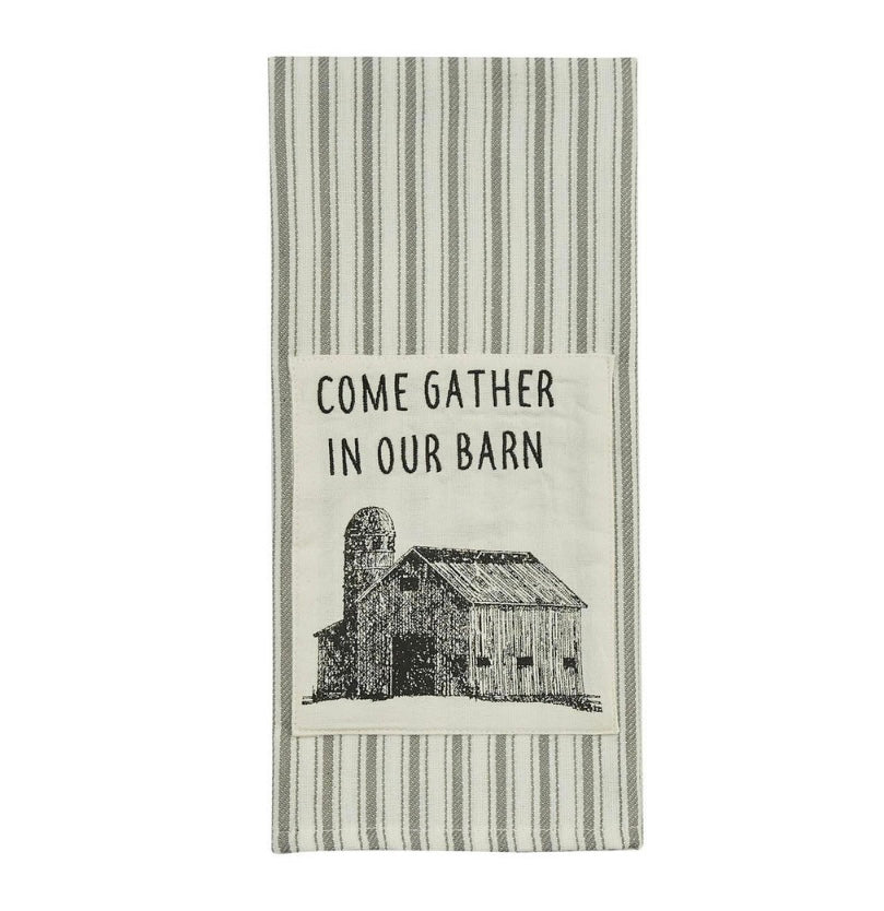 Come Gather in Barn Towel