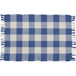 Wicklow Check Placemat - Blue