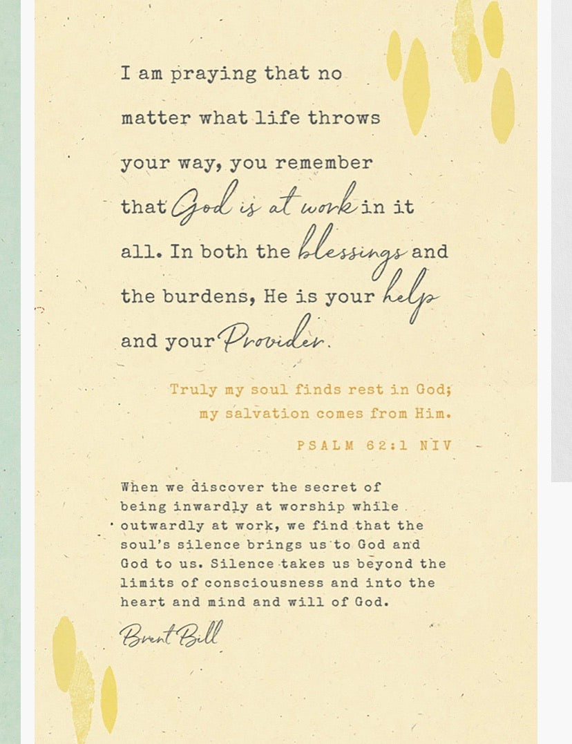 Prayers to Share : Be Still &amp; Know