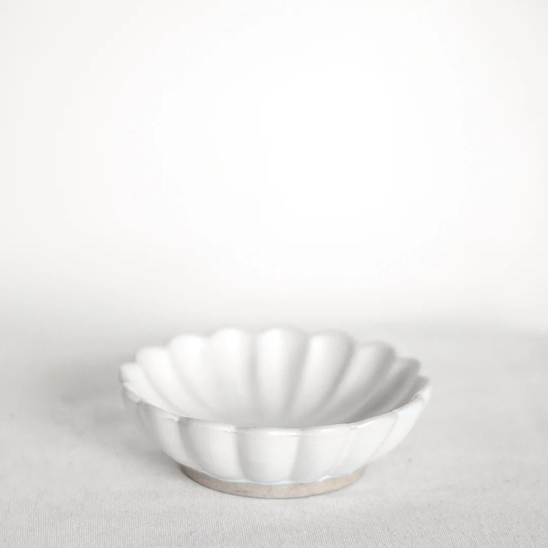 Scalloped Ceramic Bowl