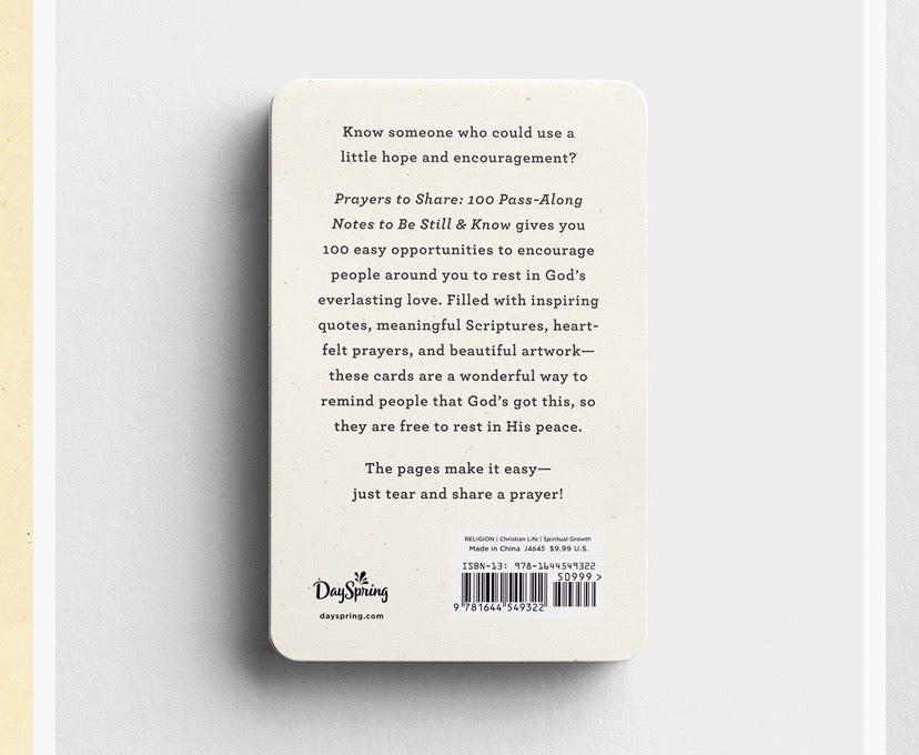 Prayers to Share : Be Still &amp; Know