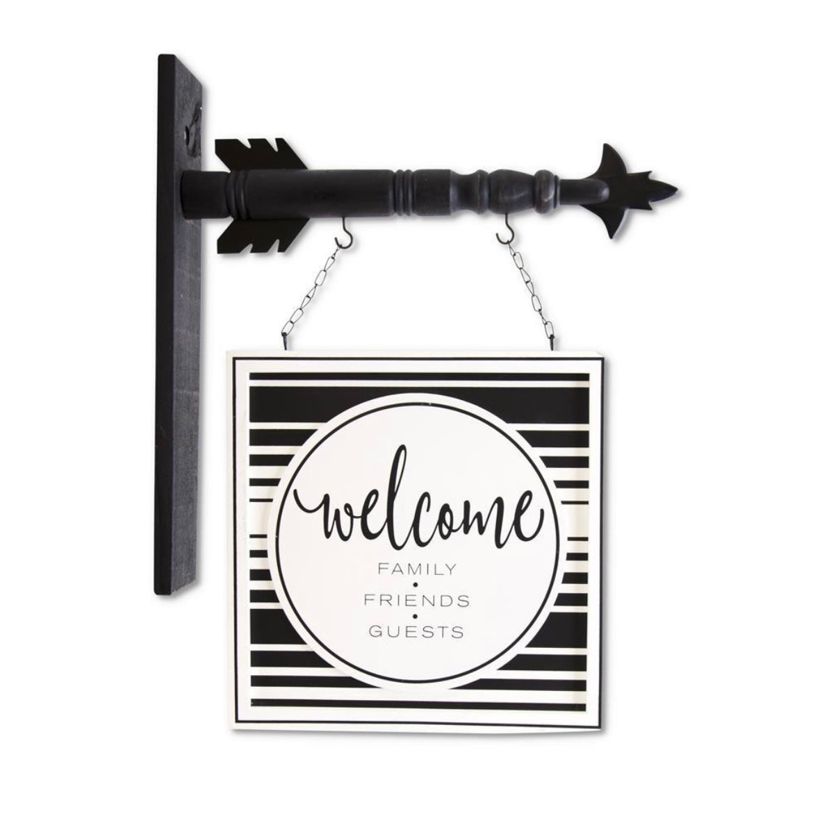 Black & White Welcome Sign Arrow Replacement