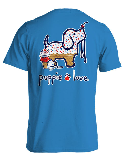 Puppie Love USA Ice Cream Pup Tee