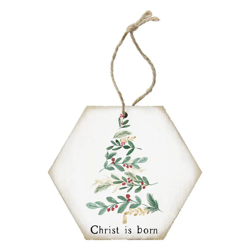 Christ is Born Ornament