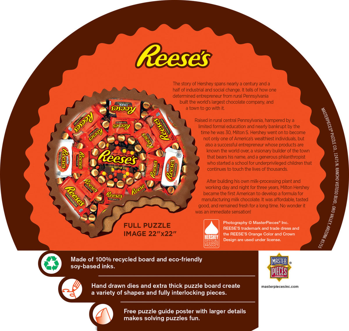 Hershey Shaped Reese’s 500 Piece Puzzle