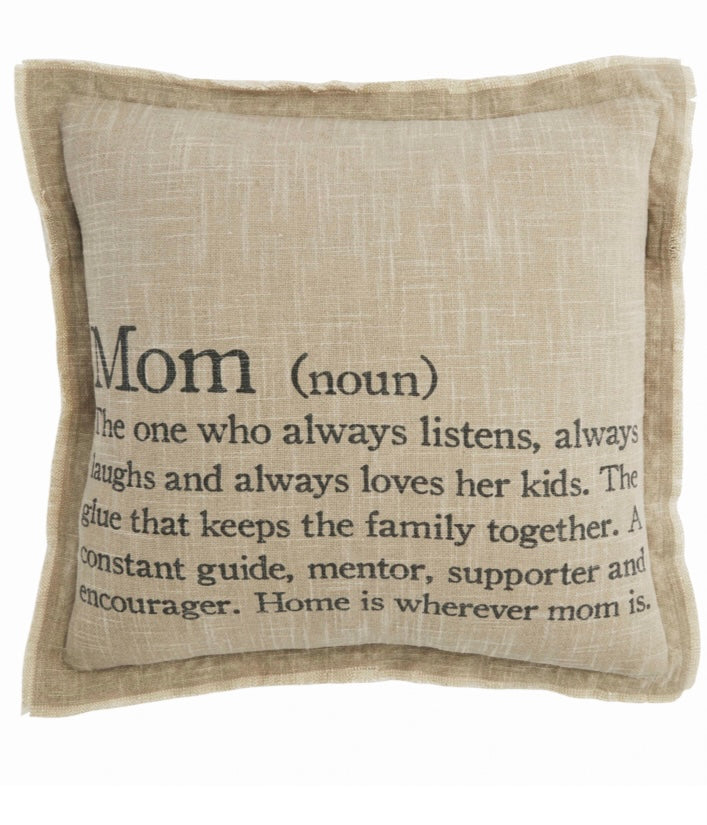 Mom Definition Pillow